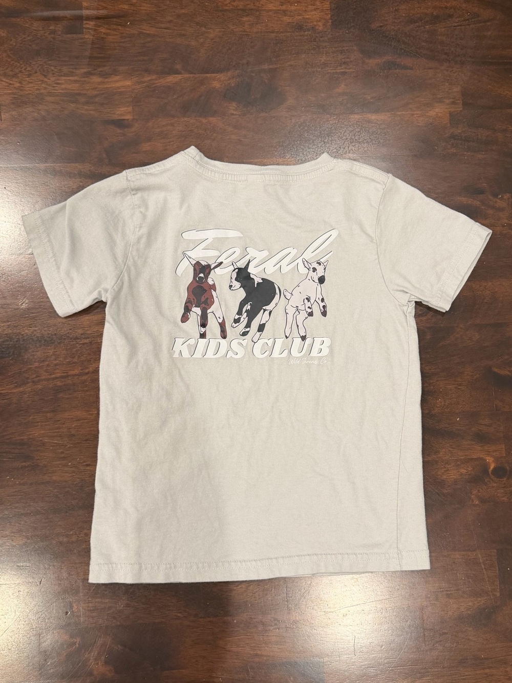 Kids Club Tee - Light Gray Graphic Dogs